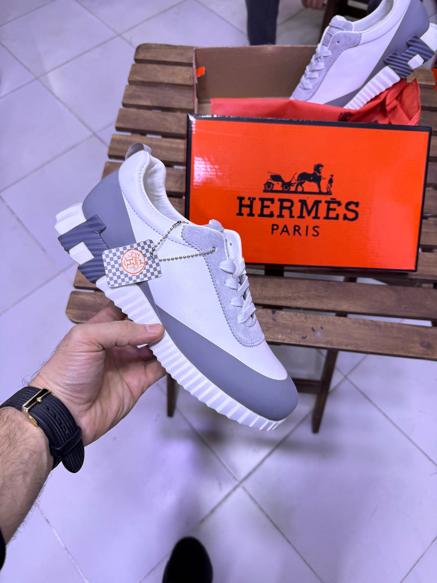 Chaussures Hermes ( 100% Cuir )