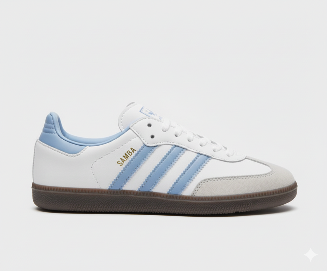 Adldas Samba Blue ( Premiere Qualite )